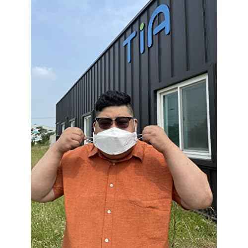 BOTN 11Pcs KF94 Protective and Safety Face Mask for Adult, 4-Layer Filter and 3D Design, Adjustable Strap and Made in Korea (White, Large)