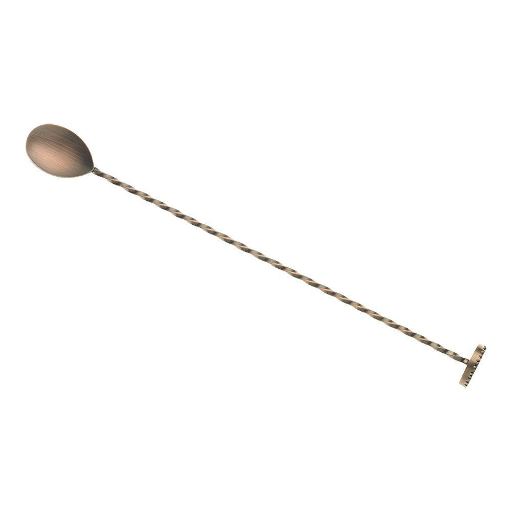Barfly Bar Spoon, Standard 17 1/8" (43.5 Cm), Gun Metal Black