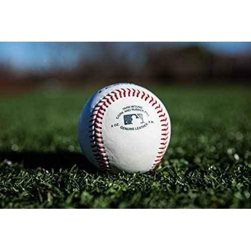 Rawlings | Official League Baseballs | Competition Grade | ROLB1 | Youth/14U | Game/Practice Use | 12 Count