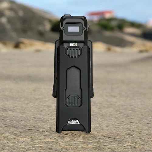 Clip & Carry EDC Belt Holster for The NITECORE EDC29 Tactical Flashlight - Secure Fit, Quick Draw Access, Lightweight EDC Holster - Flashlight not Included