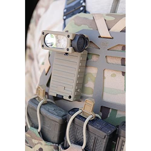 Streamlight 14032 Sidewinder 55-Lumens LED Military Flashlight with (2) AA Alkaline Batteries in Box, Coyote
