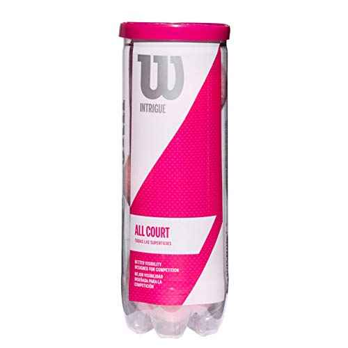 WILSON Intrigue All Court Pink Tennis Balls (1/2-Case)