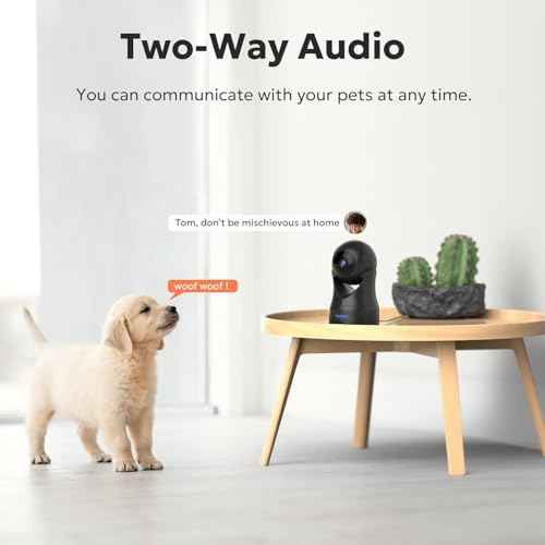 owltron Indoor Camera 2K, 360 Cameras for Home Security with Motion Detection, Baby Monitor with Phone App, 2.4G WiFi Pet Cam with Night Vision & 2-Way Audio