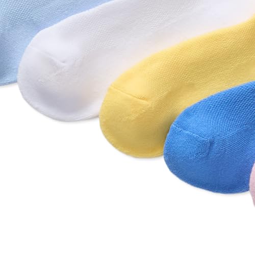 POLO RALPH LAUREN Girls' Athletic Performance Soft Cushioned Comfort Ankle Socks (6-Pack)