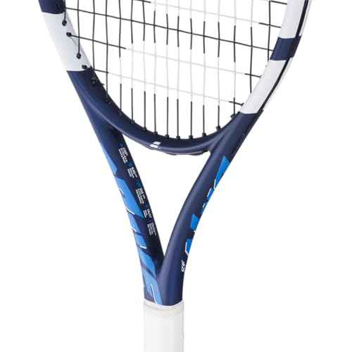 Babolat, Tennis Racket Drive Junior, One Size, Blue/Red, Graphite and Aluminium Composite Frame, Lightweight 230g, Ideal for Young Players 9-11 Years