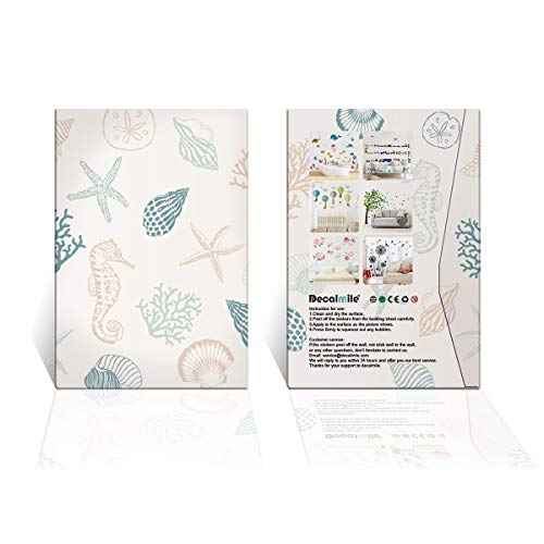 decalmile Autumn Maple Leaves Wall Decals Fall Hanging Vine Birds Wall Stickers Bedroom Living Room Sofa TV Background Wall Decor