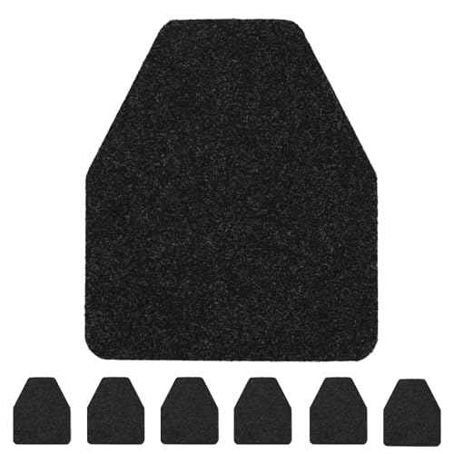 6Pcs Urinal Mats for Men Bathroom Commercial Urinal Floor Mats Urinal Pads for Mens Room Non Slip Splash Toilet Bulk Washable Disposable Large 17Inch x 20.5Inch