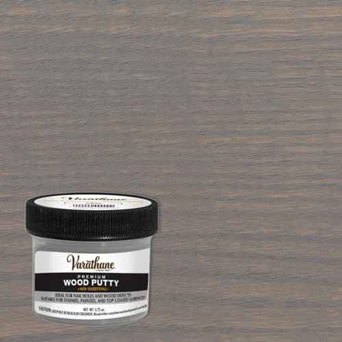 Varathane 374191 Premium Wood Putty, 3.75 oz, Gray