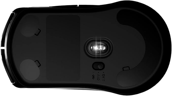 SteelSeries Rival 3 62521 Wireless Gaming Optical Mouse, Matte Black