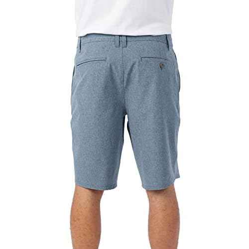 O'NEILL Reserve Heather 21 NVY 30 - Men's Dry-Fit Sweat Resistant Active Athletic Hybrid Short - Beach Lifestyle
