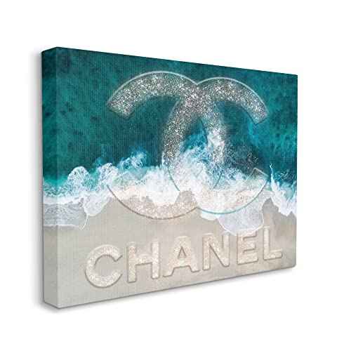 Stupell Industries Beach Waves Crashing Shoreline Glam Fashion Detail, Design by Ziwei Li