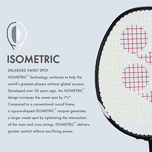 Yonex Badminton Racket Muscle Power Series with Full Cover High Tension Pre Strung Racquets
