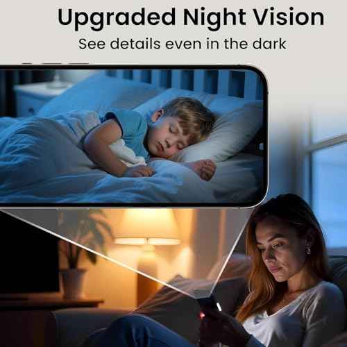 HsiaoPun Home Camera 1080P Wireless WiFi Small Nanny Cam Portable Indoor Secret Tiny Video Security Cameras with AI Motion Detection Night Vision