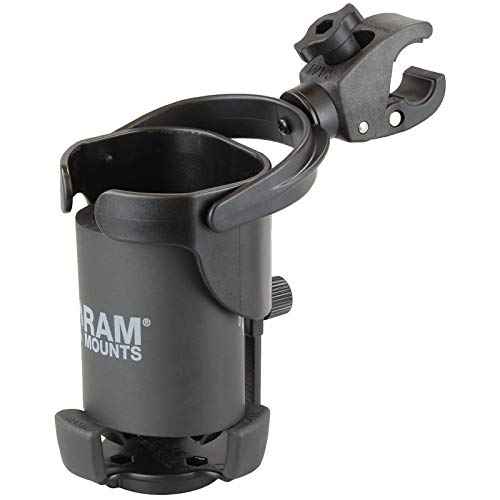 RAM Mounts RAP-B-417-400U Level Cup XL 32 Ounce Drink Holder with RAM Tough-Claw for Motorcycle, ATV/UTV, Bike