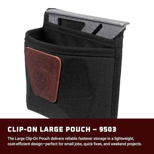 Occidental Leather Clip-On Pouch - Large - Made in USA