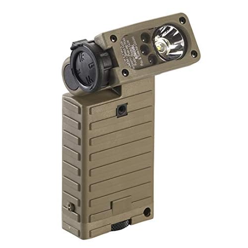 Streamlight 14032 Sidewinder 55-Lumens LED Military Flashlight with (2) AA Alkaline Batteries in Box, Coyote