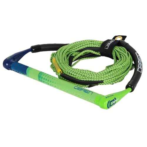 O'Brien Fusion Wake Handle with Dyneema Line ? Adjustable 40'-65' Zero-Stretch Wakeboarding Rope