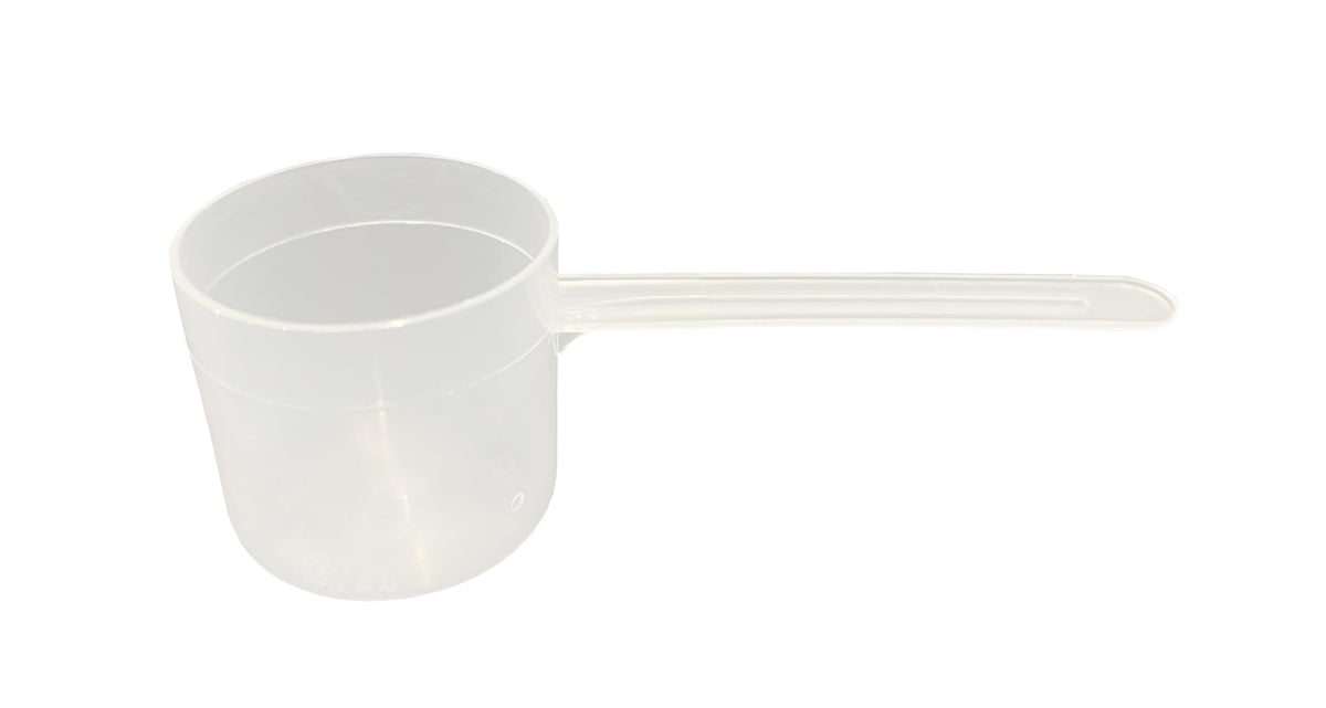 Supplement and Supply 67 mL (67 CC | 2.27 Oz.) Long Handle Plastic Measuring Scoop for Coffee, Protein Powder, Pet Food, Spices, Grains, Dry Goods – Food-Grade BPA-Free (Pack of 5)