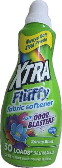 Nice and Fluffy- Fabric Softener~ Spring Blast (30 loads each btl.) (3Pk-75 ozs)