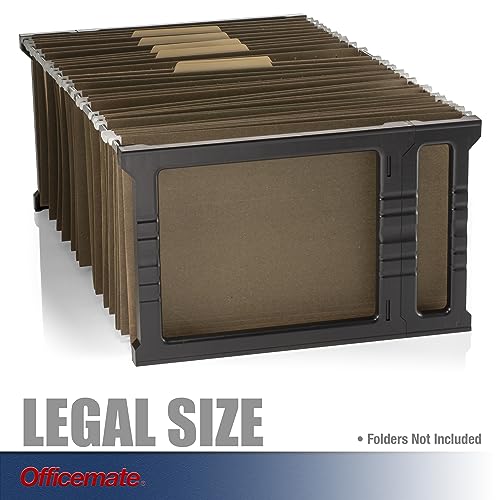 Officemate Plastic Hanging File Folder Frame, 18 Inch, Letter and Legal Size.(91961) (Pack of 4) - size: 18 Inch (Pack of 4)