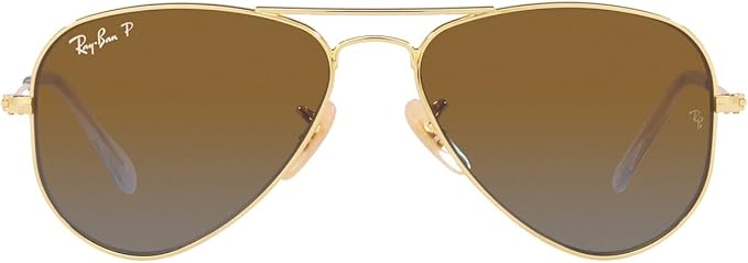 Ray-Ban Junior Kids' Rj9506s Metal Aviator Sunglasses