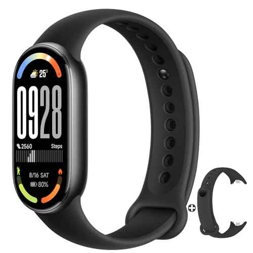 XIAOMI Mi Smart Band 10 (2025) - 1.72" AMOLED Display | 21 Days Battery Life | Touchscreen, Multi-Sport Tracker, Activity Tracker, Heart Rate Monitor | BT5.4 - Midnight Black