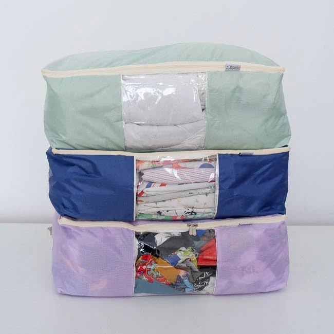Quilt Storage Bag - Standard Size (22L x 15"W x 8"H) - Night Fall Blue" - color: Night Fall Blue