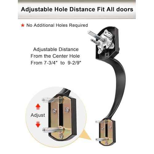 Camelot Front Door Handle and Deadbolt Set, Front Door Lock Set, Oil-Rubbed Bronze Finish, Upgated Entry Door Handle with Accent Wave Door Lever with Reversible Handle Lever, 1 Pack