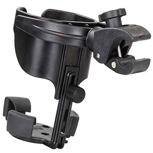 RAM Mounts RAP-B-417-400U Level Cup XL 32 Ounce Drink Holder with RAM Tough-Claw for Motorcycle, ATV/UTV, Bike