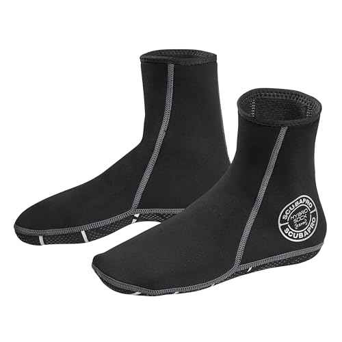 SCUBAPRO Hybrid Sock, 2.5mm, Black, XL/2XL