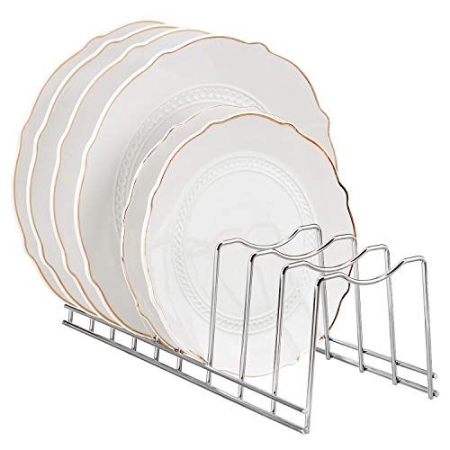 Pot Lid Organizer, Kitchen Pot Lid Rack Holder, Rest Cutting Board, Baking Sheet, Stainless Steel (Silver, 1) - color: Silver