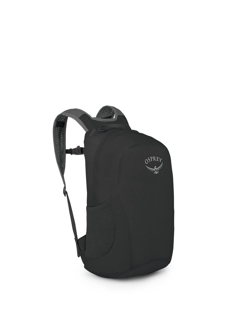 Osprey Ultralight Collapsible Stuff Pack - Lightweight, Packable Travel Backpack — Extra Bag For Travel and Every Day — 18 L Capacity Daypack to Expand Luggage, Black