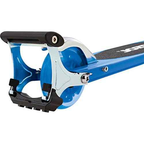 Razor S Spark Sport Kick Scooter - LED Light-Up Wheels, Full-Deck Grip Tape, Spark Bar, Lightweight Aluminum Fram, Foldable