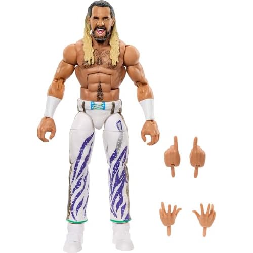 Mattel WWE Elite Action Figure & Accessories, Series #117 6-inch Collectible Seth ¡°Freakin¡± Rollins with 25 Articulation Points & Swappable Hands