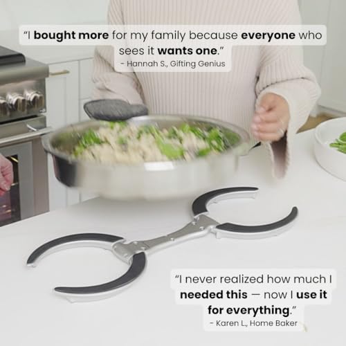 Trivae Pot Lid Holder – 4-in-1 Pot Lid Holder While Cooking, Pan Lid Holder, Trivet & Cake Stand – Versatile Kitchen Tool for Hot Pots, Serving & Display – Space-Saving, Heat-Resistant Stand - color: Classic Black