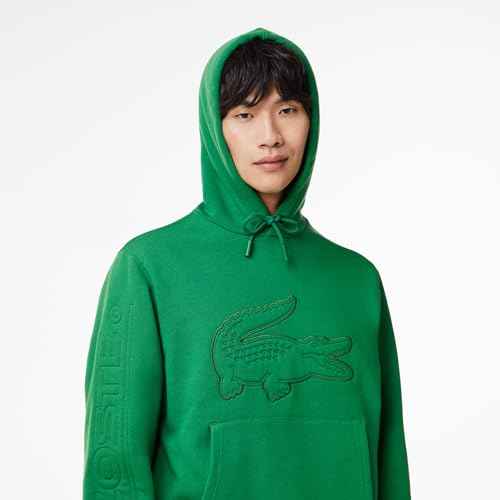 Lacoste Men's Puffed Croc Hooded Sweatshirt