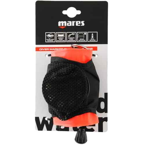 Mares Diver Marker Buoy - All in One | 180cm Height Highly Visible Scuba Diving Surface Marker Buoy (DSMB)