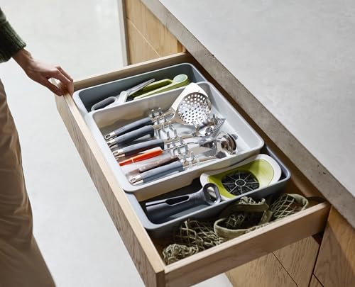 Joseph Joseph DrawerStore Expanding Utensil and Gadget Organizer, Expandable Tray for Kitchen Drawer, Recycled Plastic - size: Expandable, style: Utensils Organizer