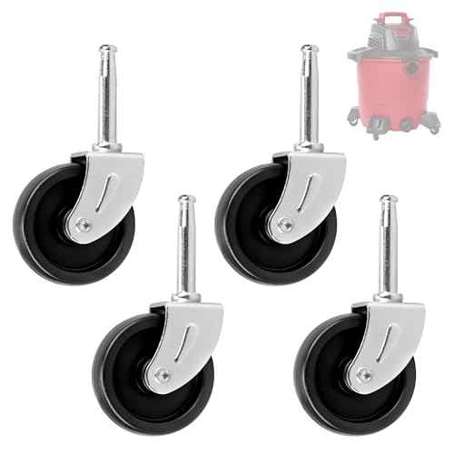 12293 Wet Dry Vacuum Caster Wheel,Compatible with Ridgid, Craftsman, Shop Vac Replacement Parts for Ridgid Shop Vac Parts for Craftsman Wet Dry VAE Parts, Shop Vac Replacement Parts-4 Pack