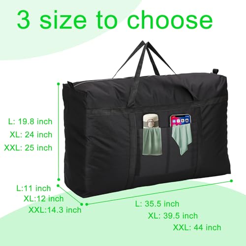 127L-34 Gallon Multipurpose Extra Large Storage Bags,Heavy Duty Moving Bags,Totes Moving Boxes Supplies for College,Christmas Tree Bag,Duffle Bags for Travel for Space Saving Moving Storage
