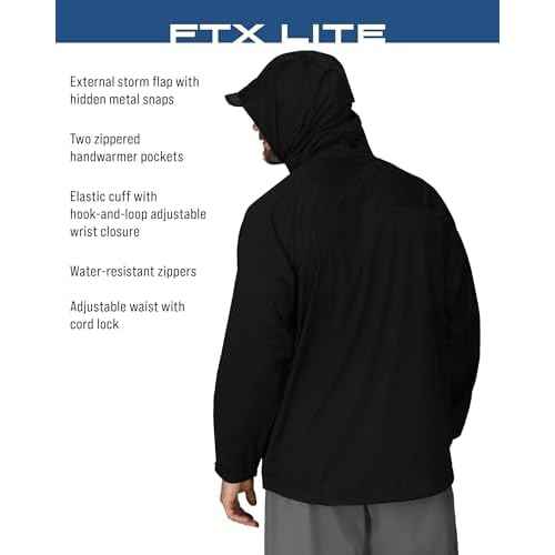 FROGG TOGGS Men¡¯s FTX Lite Rain Jacket ? 3-Layer Waterproof, Breathable, Stretch Comfort