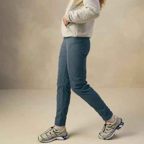 prAna Koen Pants Grey Blue MD (Women's 8-10) R