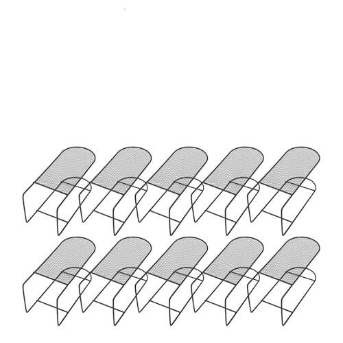 Shoe Slot Organizer, Double Layer Shoe Stacker Space Saver for Closet 10PCS Shoe Stackers for a Pair of Shoes Durable Iron Space Saving Versatile for Narrow Cabinets & Shelves