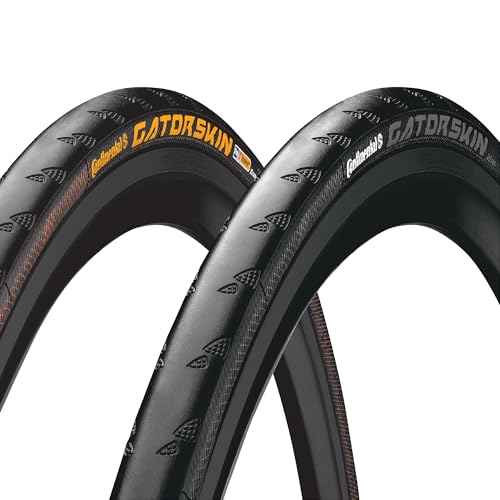 Continental Ultra Gatorskin Bicycle Tire (700x25, Folding, Black)