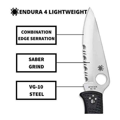 Spyderco Endura 4 Nylon COMBOEDGE