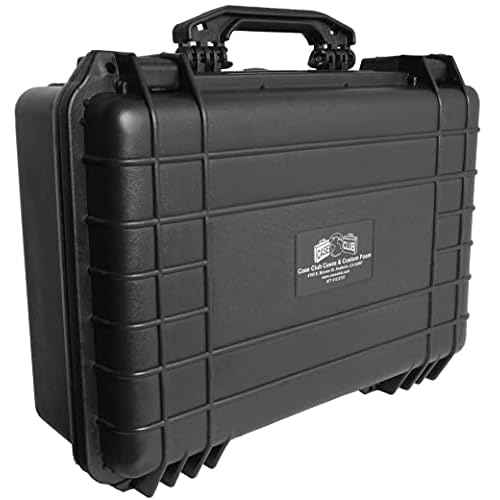 Case Club 4 Revolver Pre-Cut Waterproof Case with Silica Gel to Help Prevent Gun Rust