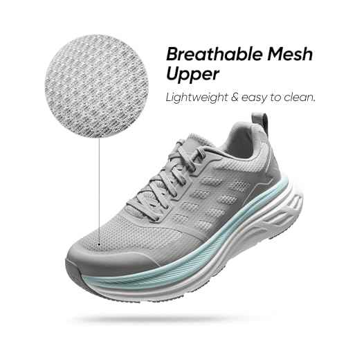 NORTIV 8 Men's Walking Running Tennis Cushioning Shoes ActiveFloat Non Slip Athletic Gym Workout Jogging Comfortable Sneakers