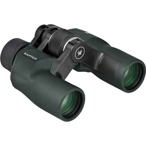 Vortex Optics Raptor Porro Prism Binoculars - Compact, Rubber Armor, Waterproof, Fogproof, Shockproof - Unlimited, Unconditional Warranty