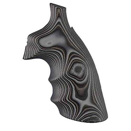 HogueHogue, S&W K/L Frame Round Butt Grips, Convert, Finger Grooves, G10