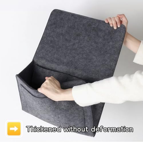 1PC Felt Hanging Storage Organizer Bag 6-Pocket Wall Mounted Holder for Remote Control Phone Tissue Bedside Sofa Caddy, Brown - color: Brown